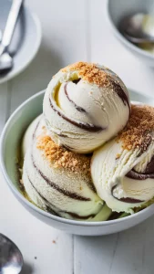 suikervrij wit chocolade ijs