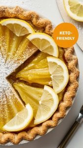 keto frisse citroentaart
