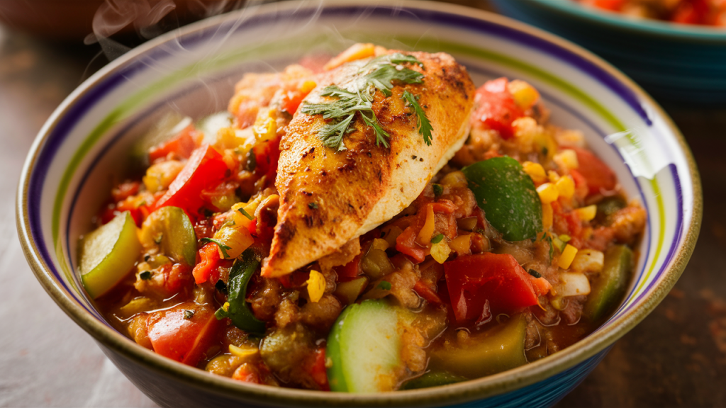 Koolhydraatarme Kip Jambalaya