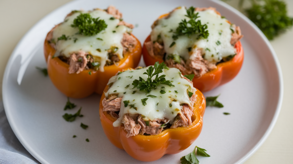 Gevulde Paprika met Tonijn