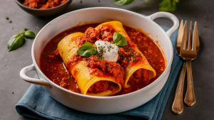 Koolhydraatarme Cannelloni Bolognese