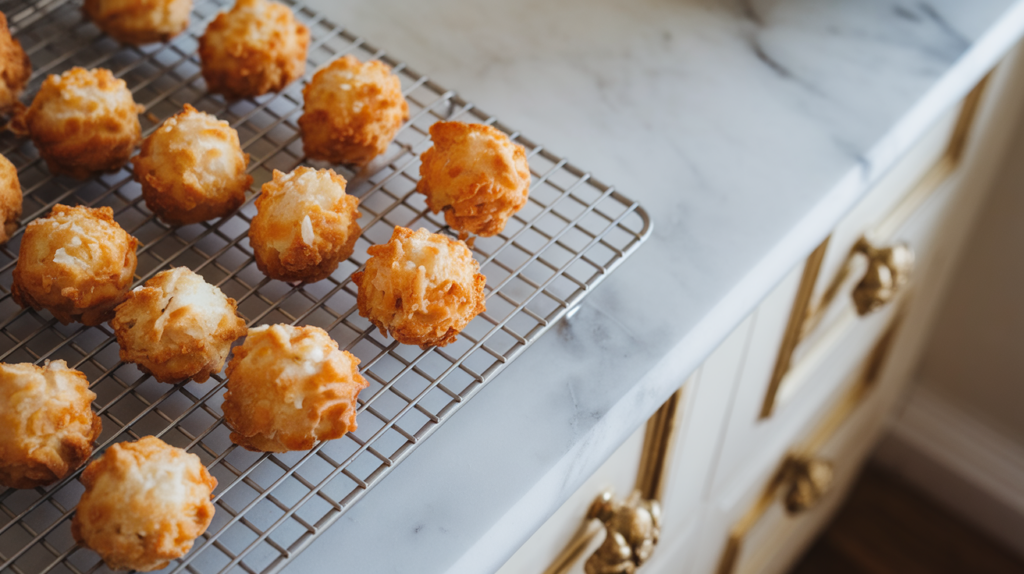 koolhydraatarme kokosmakronen uit de oven