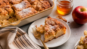 Koolhydraatarme Appelplaatcake