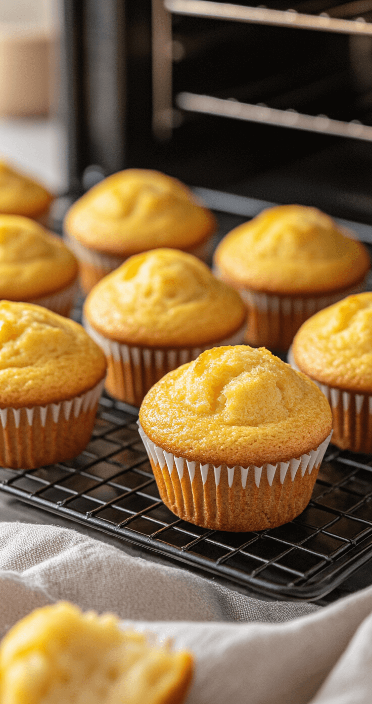 Keto Eimuffins: Heerlijke Low-Carb Ontbijtjes in een Handomdraai Dampende muffinvorm met goudbruine eimuffins net uit de oven, omgeven door warme oranje gloed en keukenhandschoenen, met een houten prikker die de gaarheid test en stijgende stoom, in een gezellige bakkerij-ambiance.