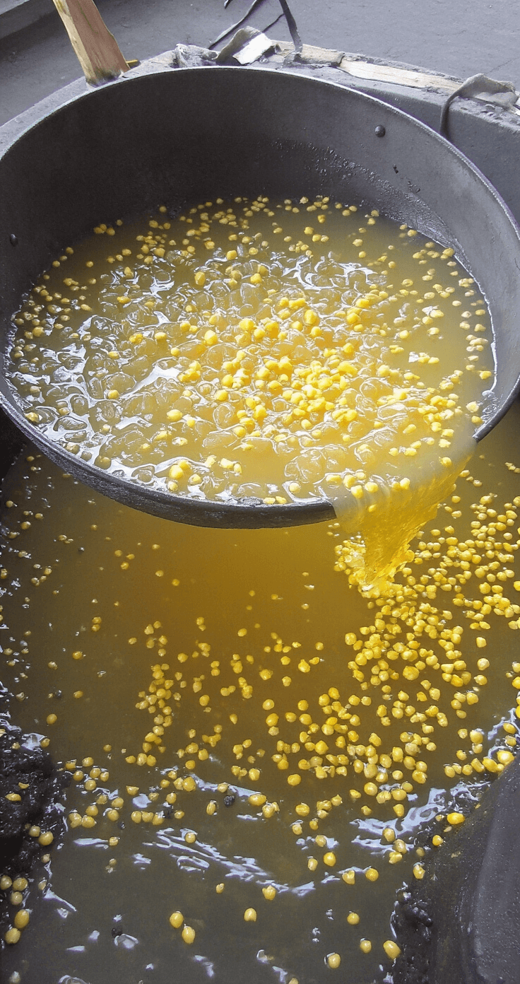 Keto Citroenkwarktaart: Romig, Fris en Precies 5,1g Koolhydraten Per Stuk Dampende steelpan met goudgeel citroensap en smeltende gelatineblaadjes, omgeven door stoom en verse citroenrasp, met uitgeperste citroenhelften op de achtergrond en een houten lepel in roerbeweging.