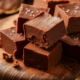 suikervrije chocolade-fudge